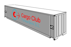 High cube dry container Cargo Club Forwarders